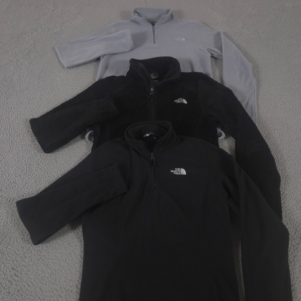 LOT OF 3 The North Face Sweater Womens S Multi TKA Glacier Osito Fleece Pullover
